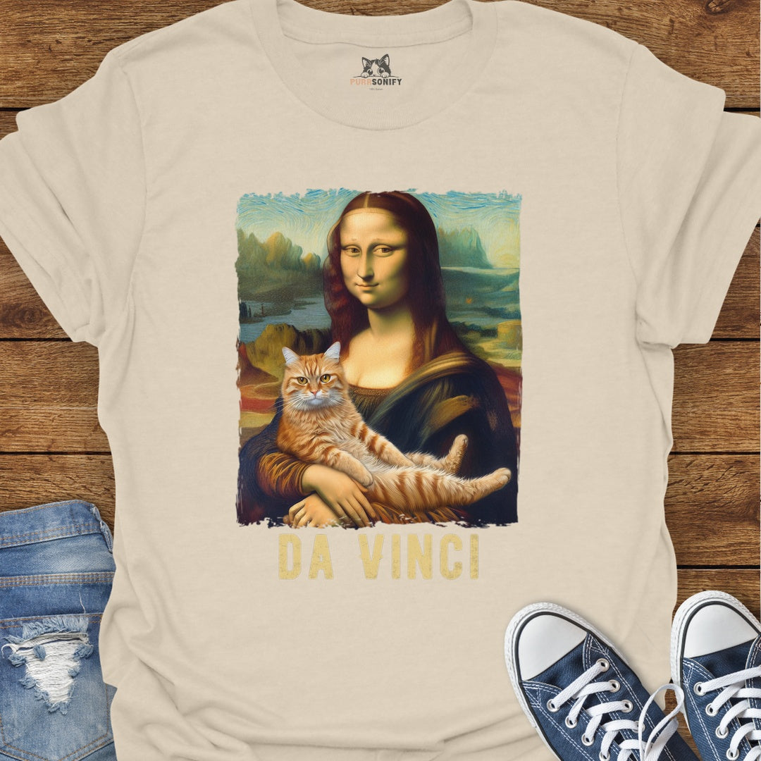 Mona Lisa's Cat by da Vinci T-Shirt