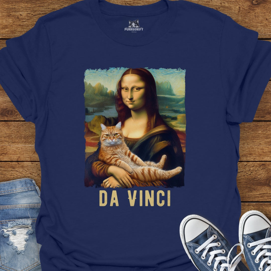 Mona Lisa's Cat by da Vinci T-Shirt