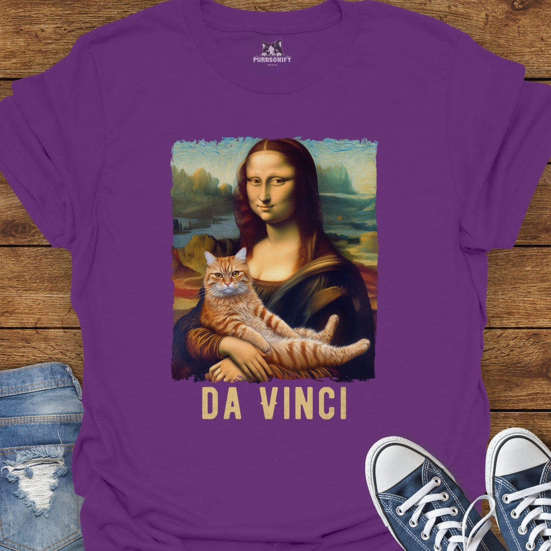 Mona Lisa's Cat by da Vinci T-Shirt