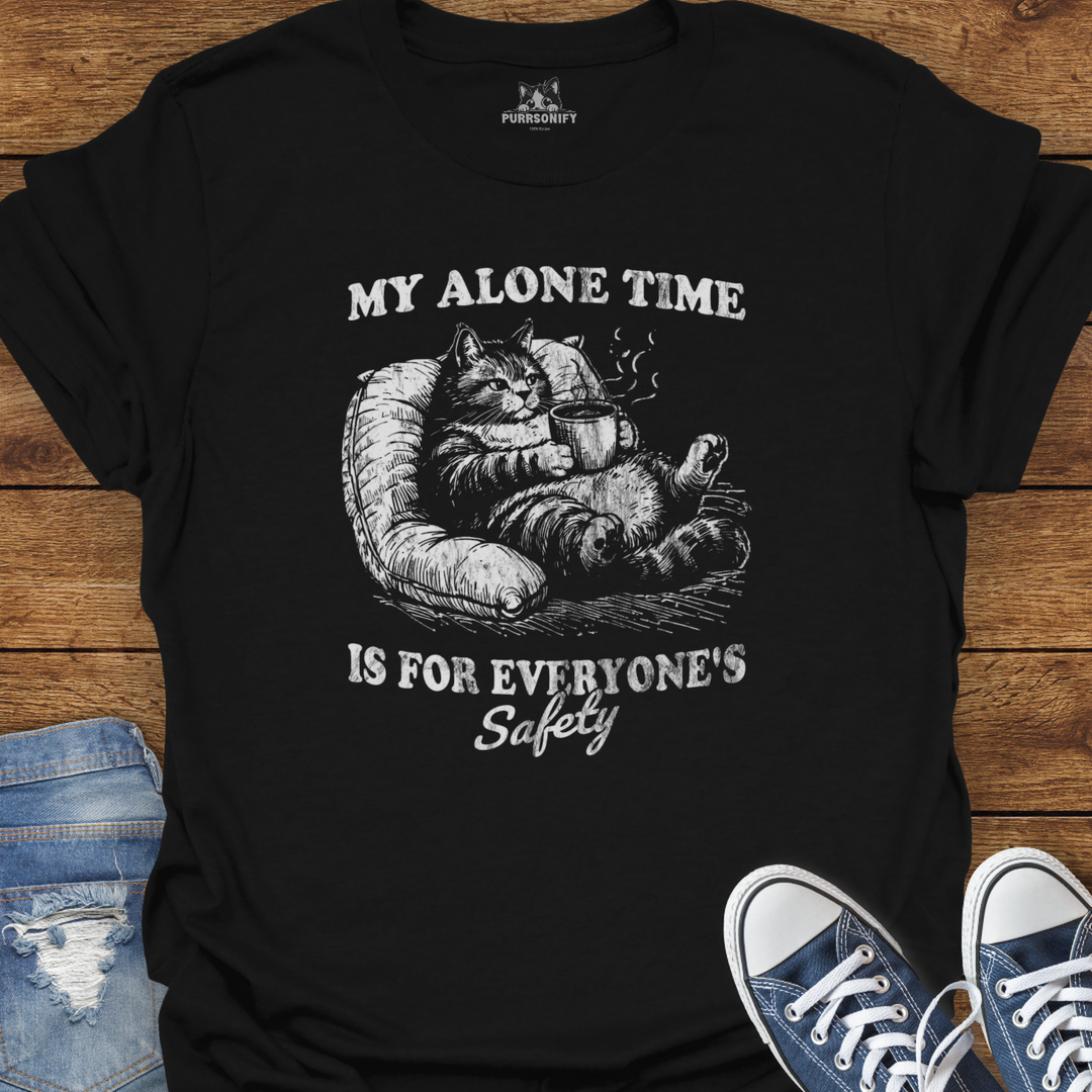My Alone Time is for Everyone's Safety Cat T-Shirt