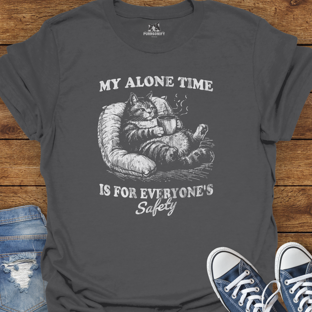 My Alone Time is for Everyone's Safety Cat T-Shirt