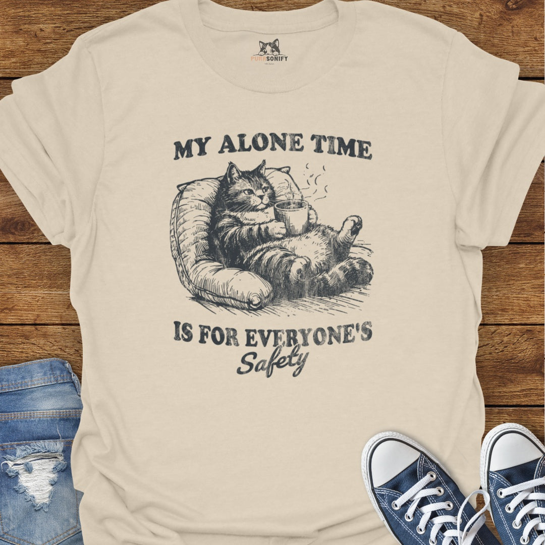 My Alone Time is for Everyone's Safety Cat T-Shirt