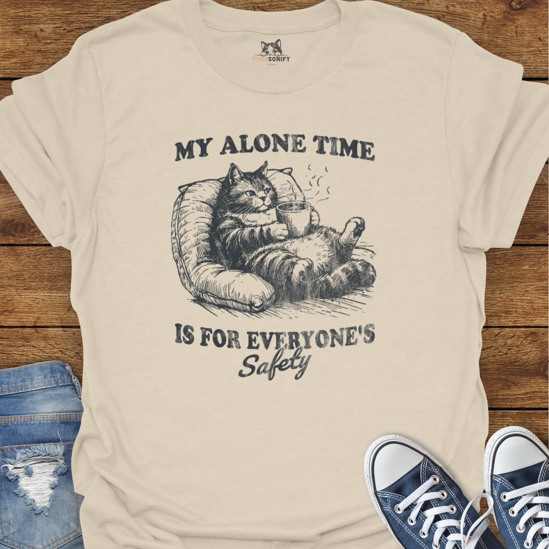 My Alone Time is for Everyone's Safety Cat T-Shirt