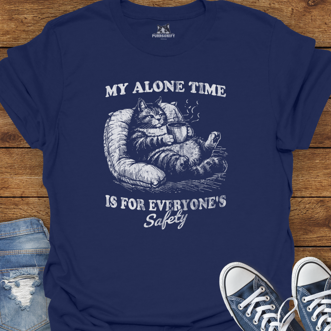 My Alone Time is for Everyone's Safety Cat T-Shirt