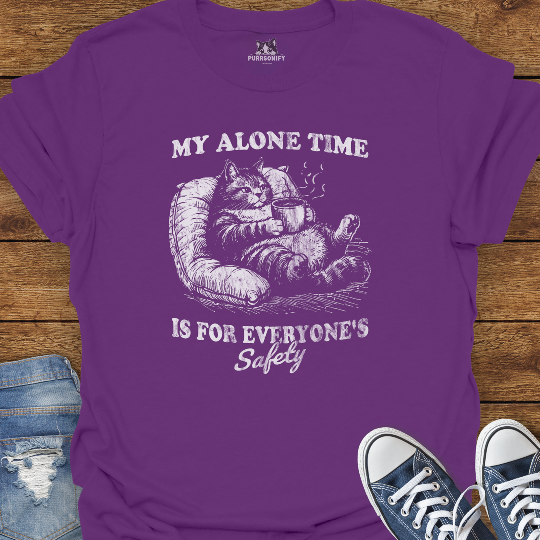 My Alone Time is for Everyone's Safety Cat T-Shirt