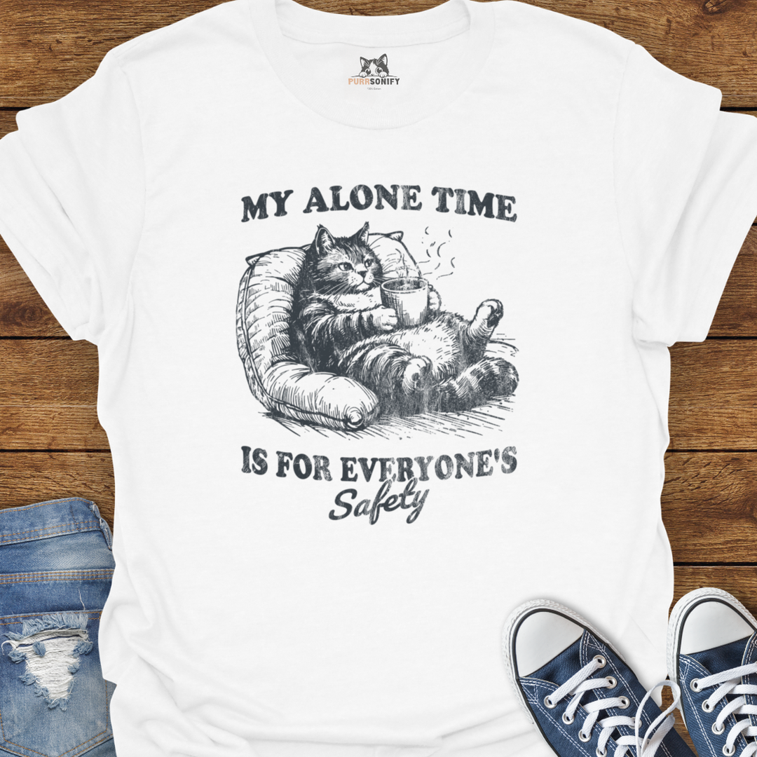 My Alone Time is for Everyone's Safety Cat T-Shirt