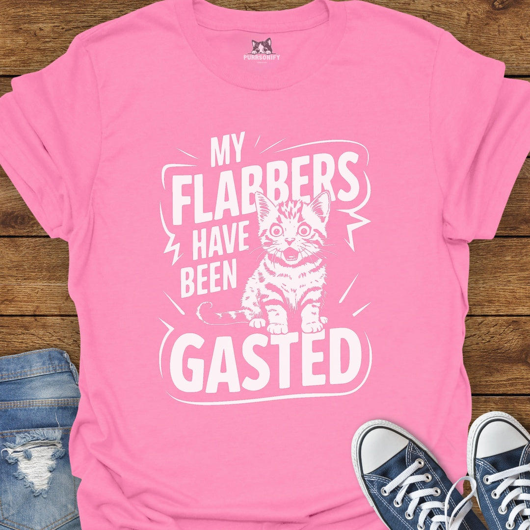 My Flabbers Have Been Gasted Cat T-Shirt