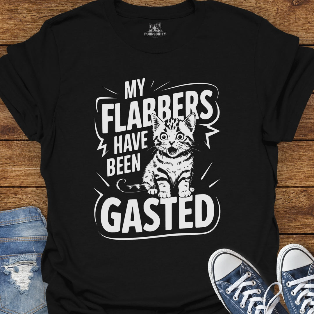 My Flabbers Have Been Gasted Cat T-Shirt