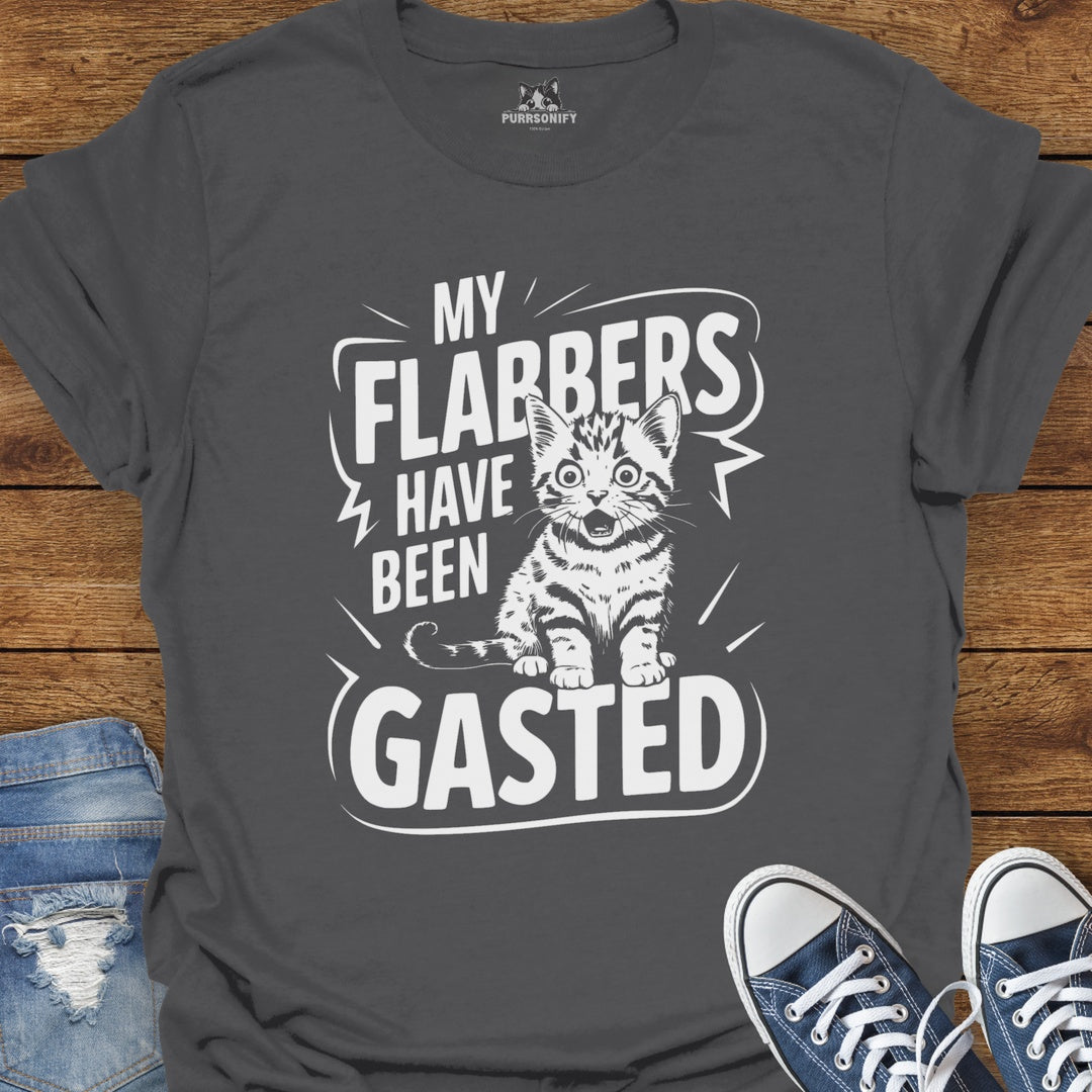 My Flabbers Have Been Gasted Cat T-Shirt