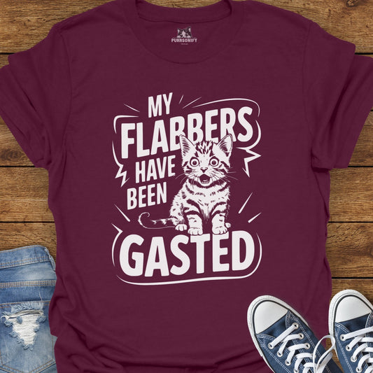 My Flabbers Have Been Gasted Cat T-Shirt