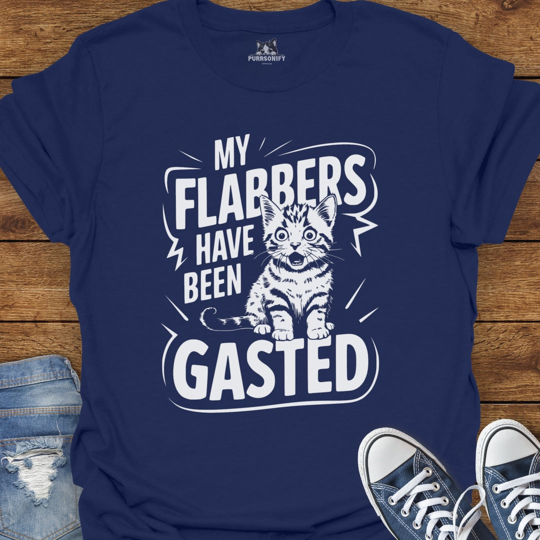 My Flabbers Have Been Gasted Cat T-Shirt