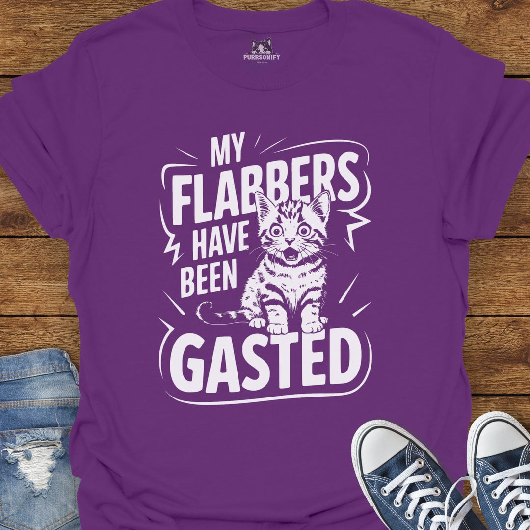 My Flabbers Have Been Gasted Cat T-Shirt