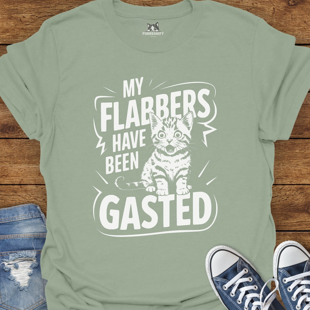 My Flabbers Have Been Gasted Cat T-Shirt