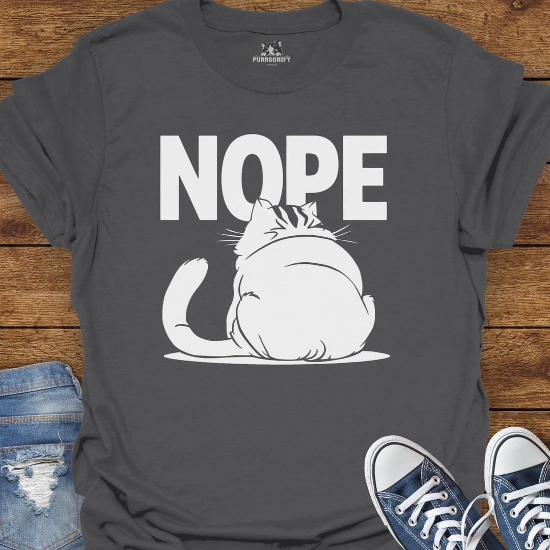 NOPE Cat T-Shirt