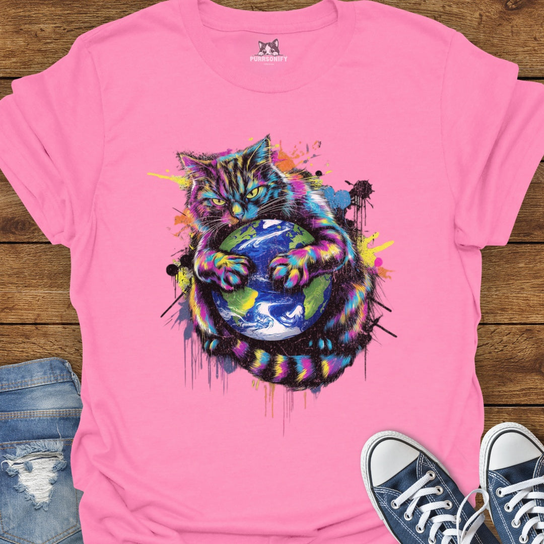 Paws Off My Planet Cat T-Shirt