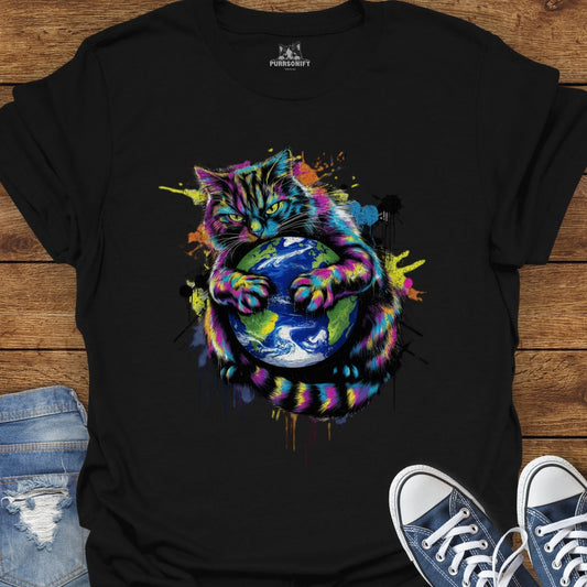 Paws Off My Planet Cat T-Shirt