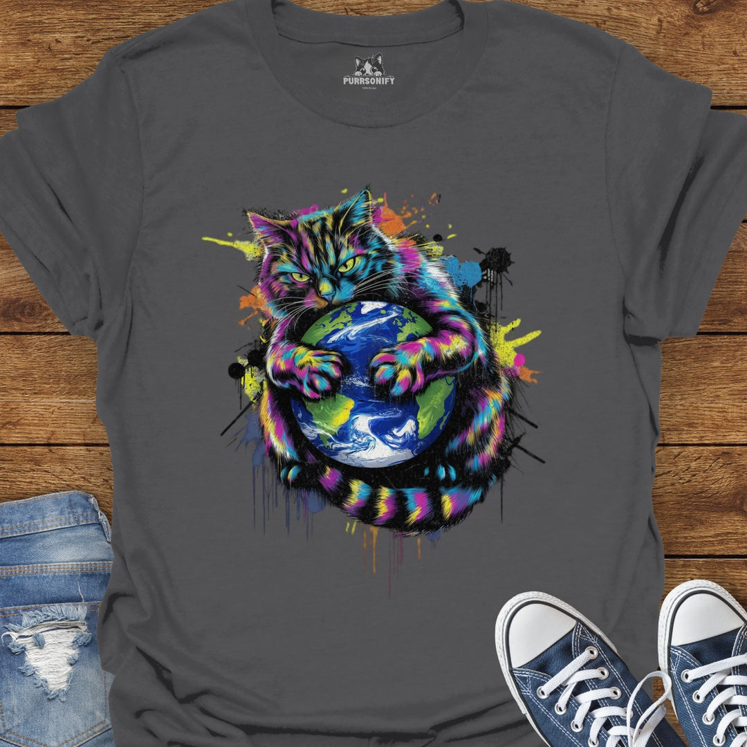 Paws Off My Planet Cat T-Shirt