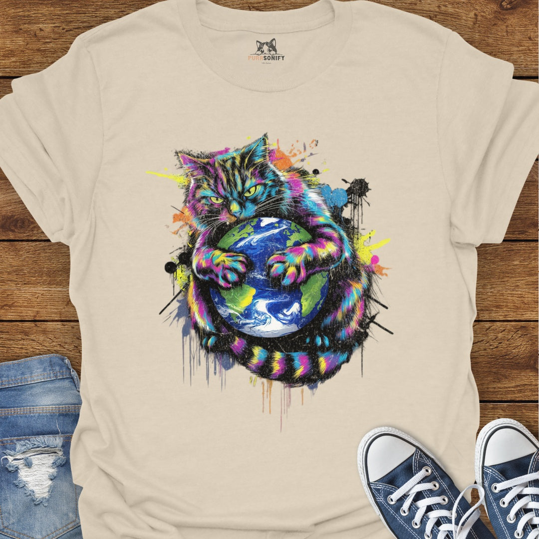 Paws Off My Planet Cat T-Shirt