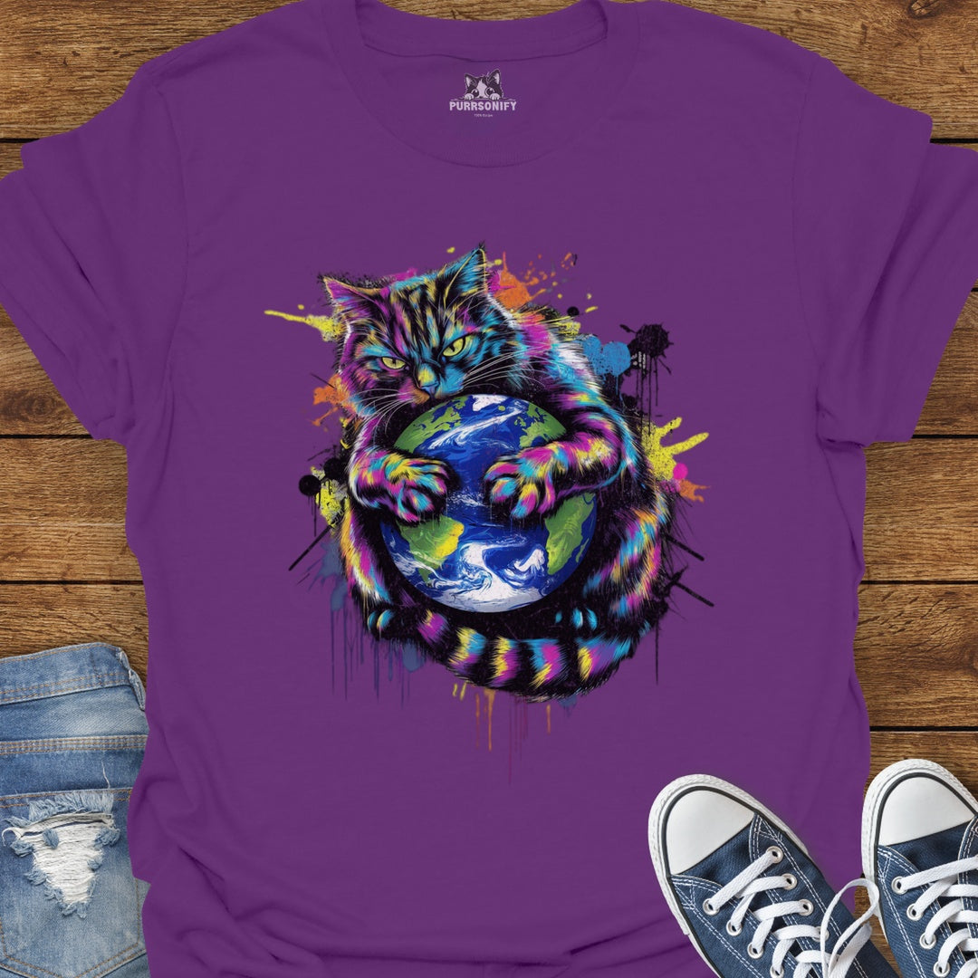 Paws Off My Planet Cat T-Shirt