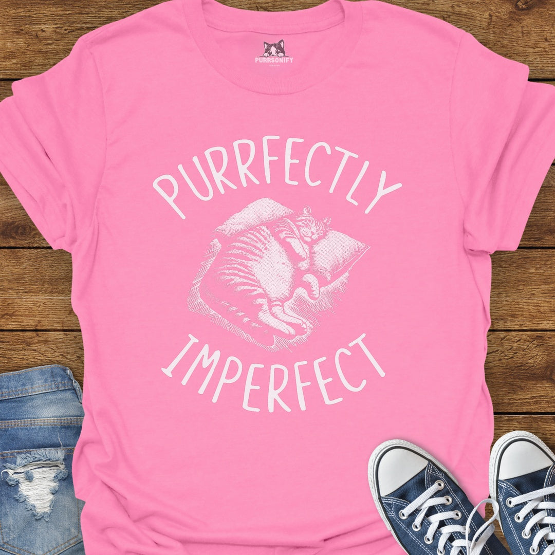 Purrfectly Imperfect Cat T-Shirt