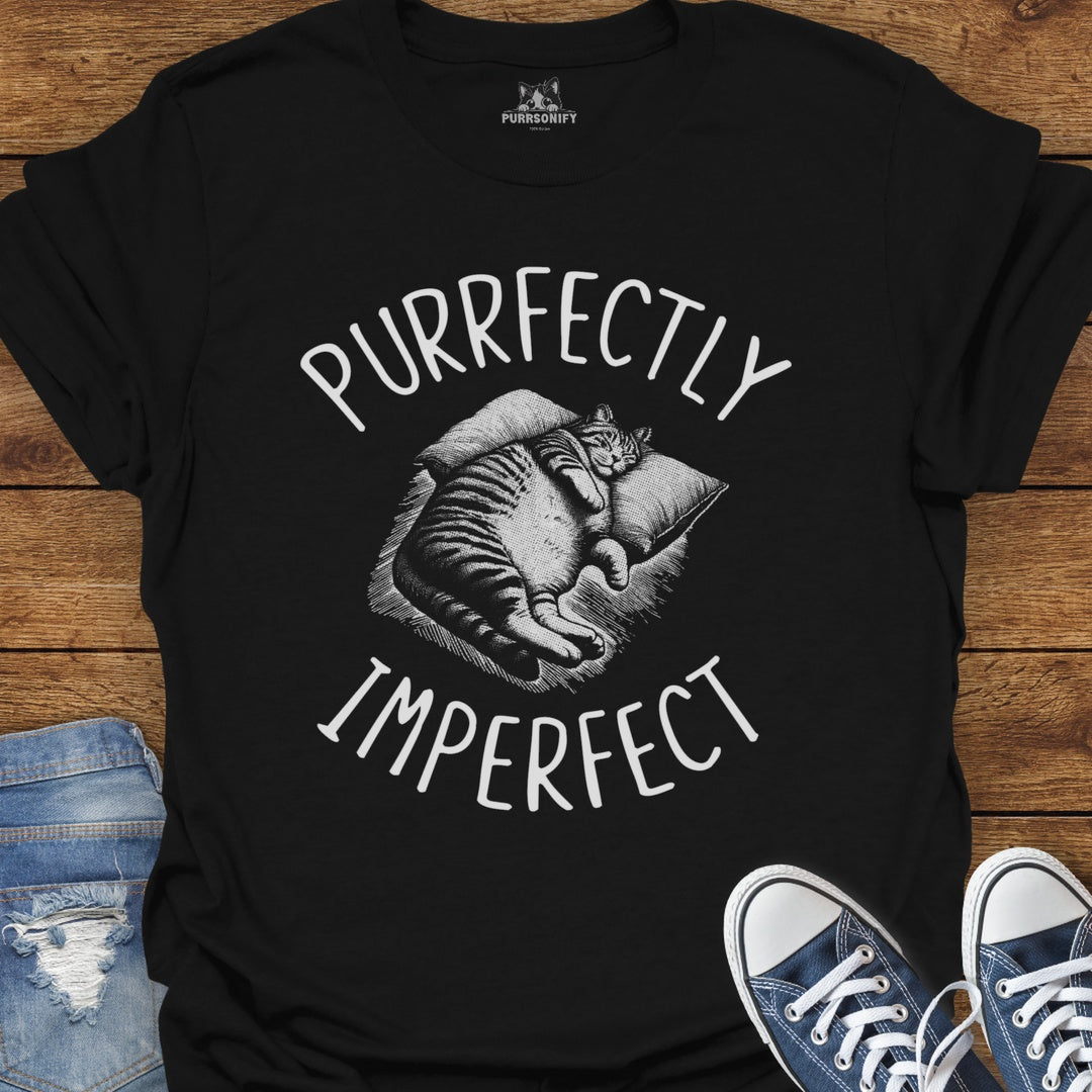 Purrfectly Imperfect Cat T-Shirt