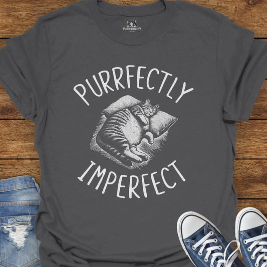 Purrfectly Imperfect Cat T-Shirt
