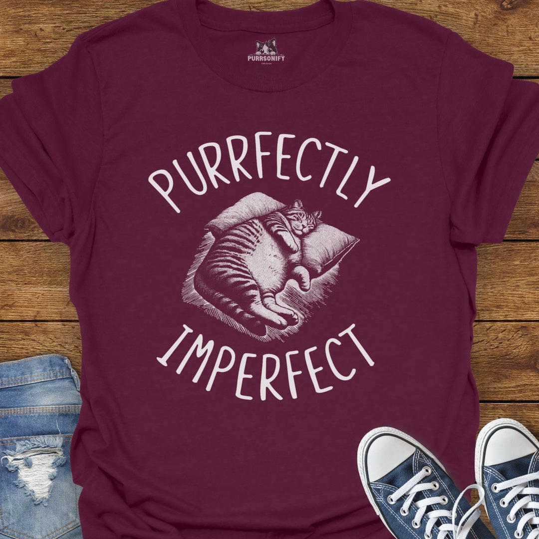 Purrfectly Imperfect Cat T-Shirt