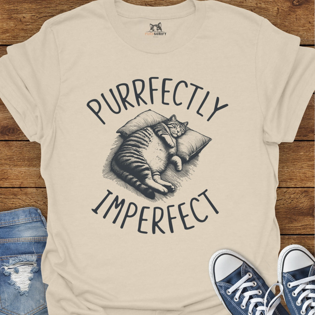 Purrfectly Imperfect Cat T-Shirt