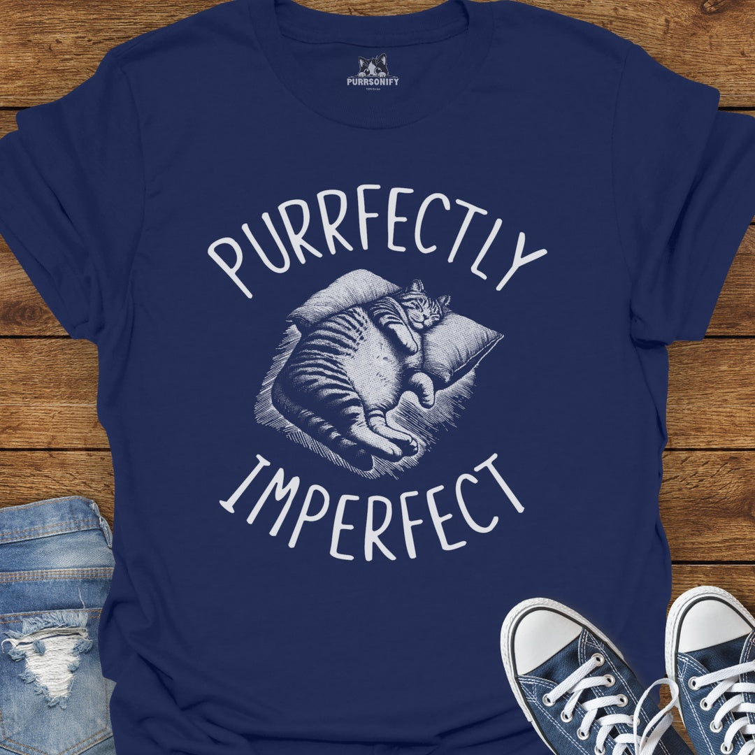 Purrfectly Imperfect Cat T-Shirt