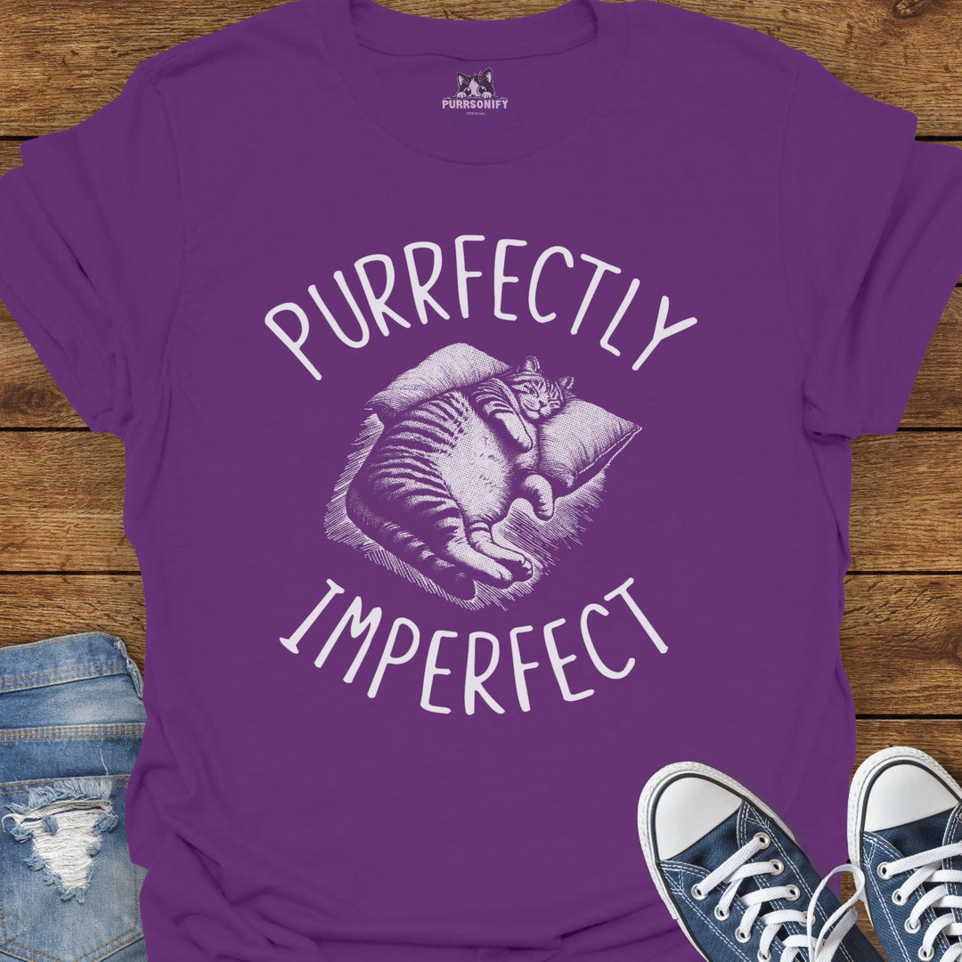 Purrfectly Imperfect Cat T-Shirt