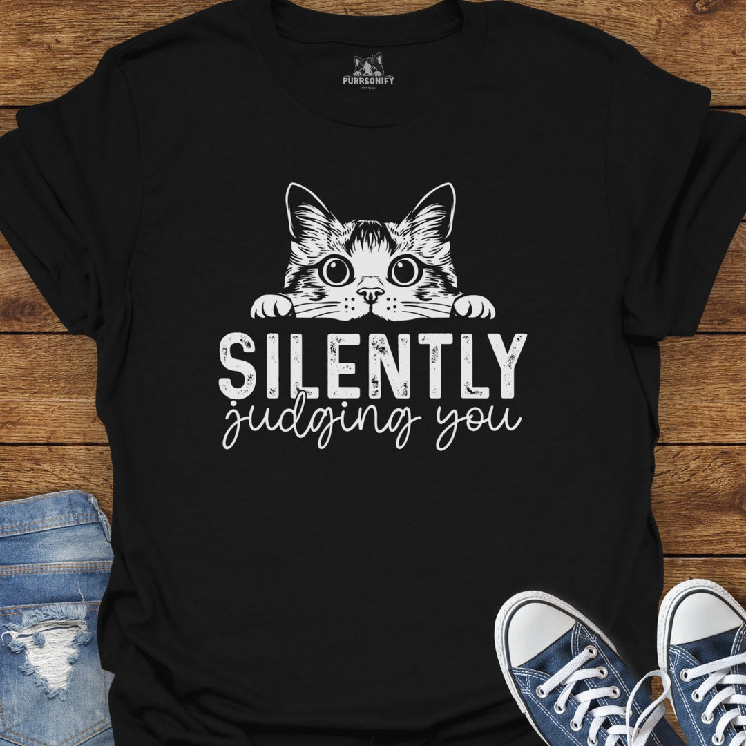 Silently Judging You Cat T-Shirt