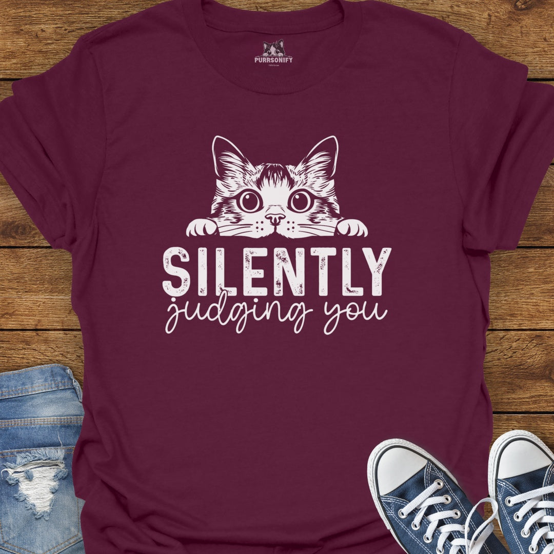 Silently Judging You Cat T-Shirt
