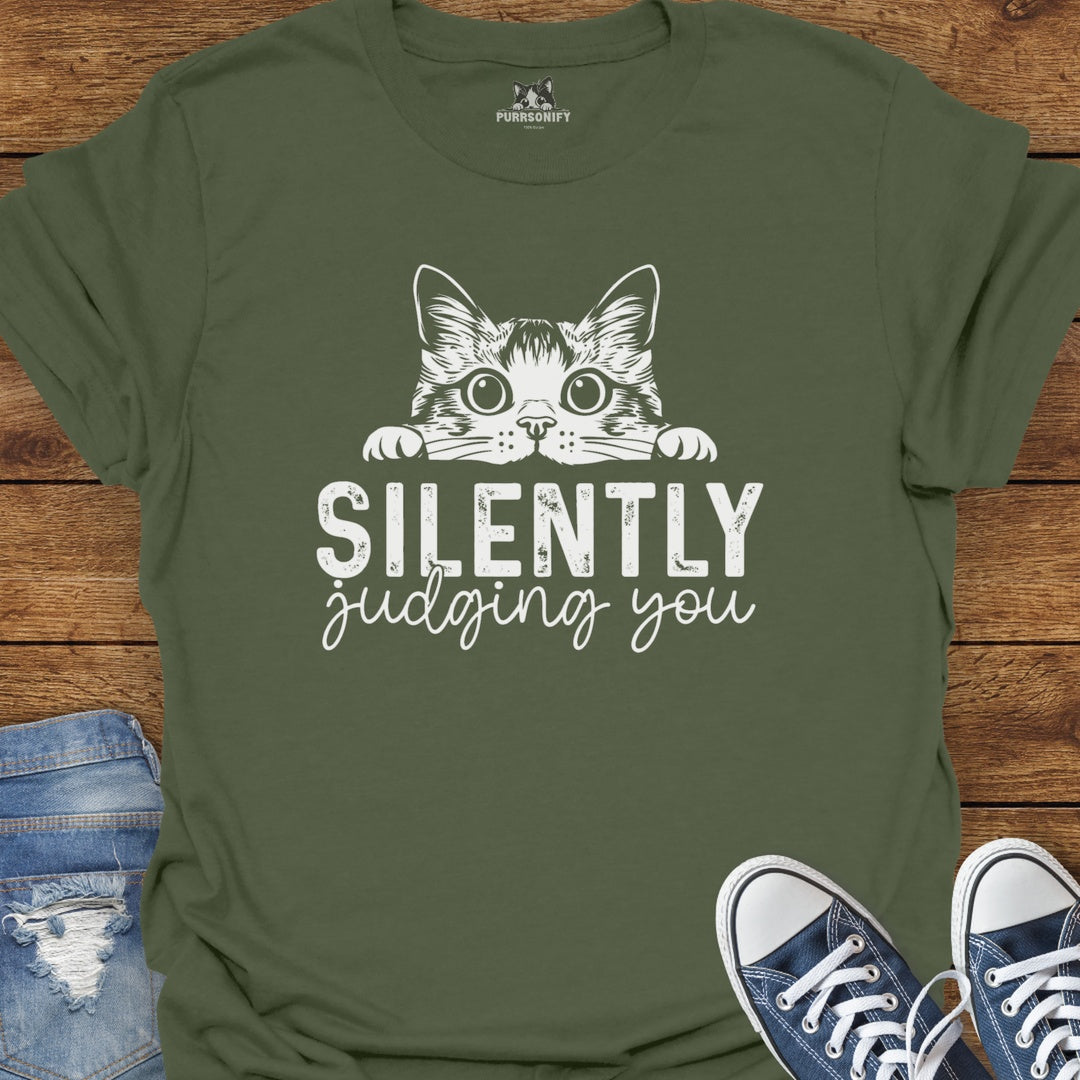 Silently Judging You Cat T-Shirt