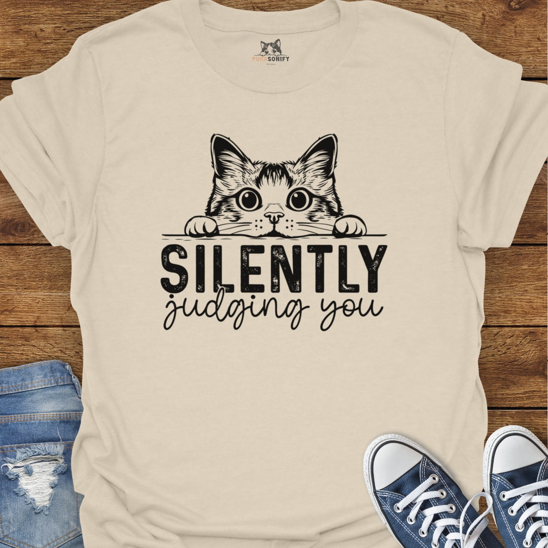 Silently Judging You Cat T-Shirt