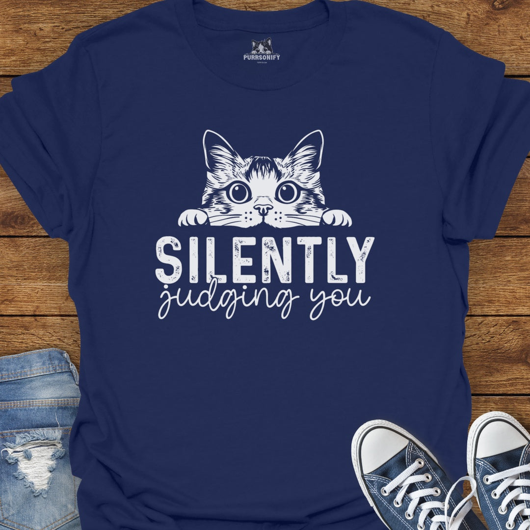 Silently Judging You Cat T-Shirt