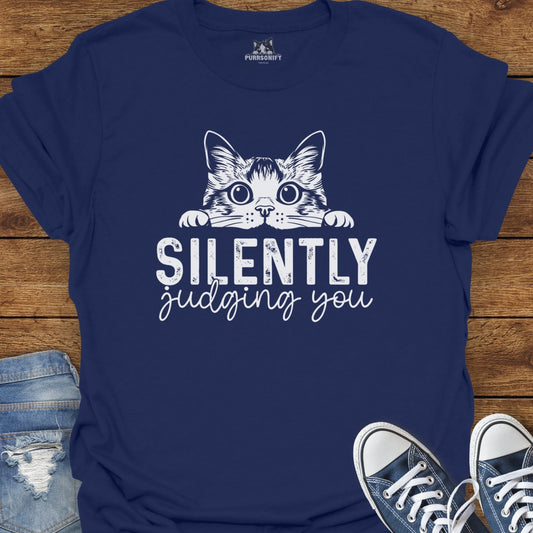 Silently Judging You Cat T-Shirt