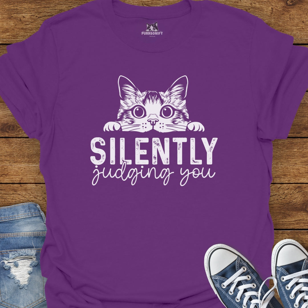 Silently Judging You Cat T-Shirt