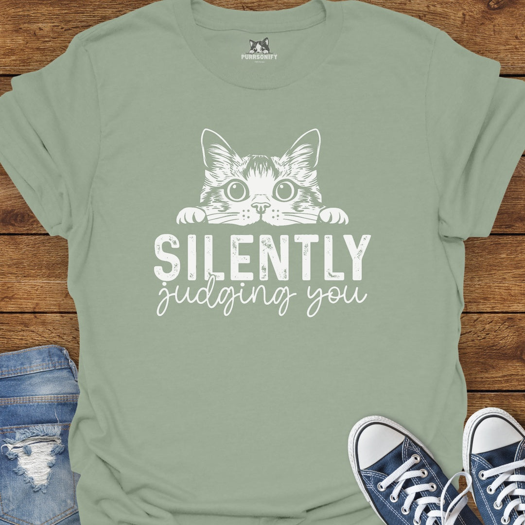 Silently Judging You Cat T-Shirt