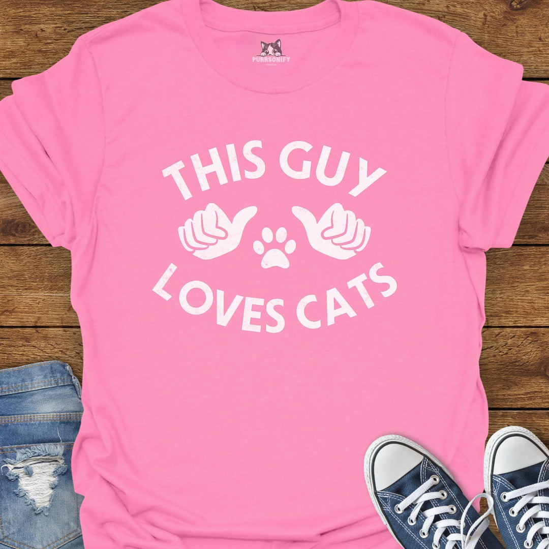 This Guy Loves Cats T-Shirt
