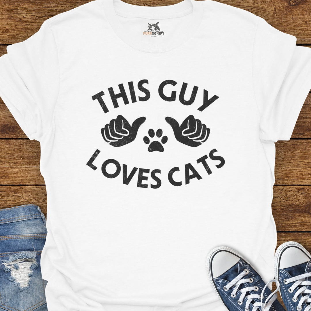 This Guy Loves Cats T-Shirt