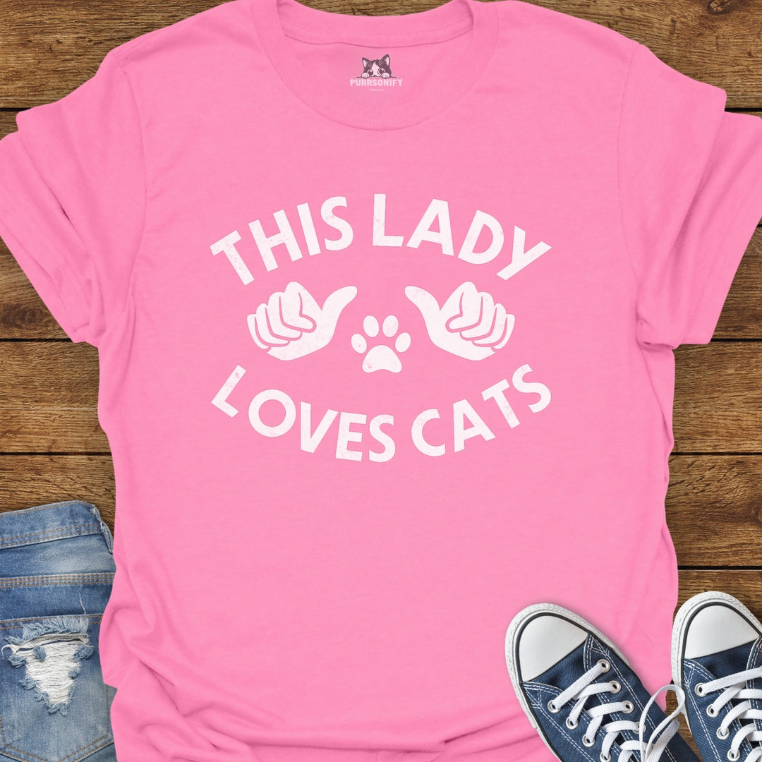 This Lady Loves Cats T-Shirt