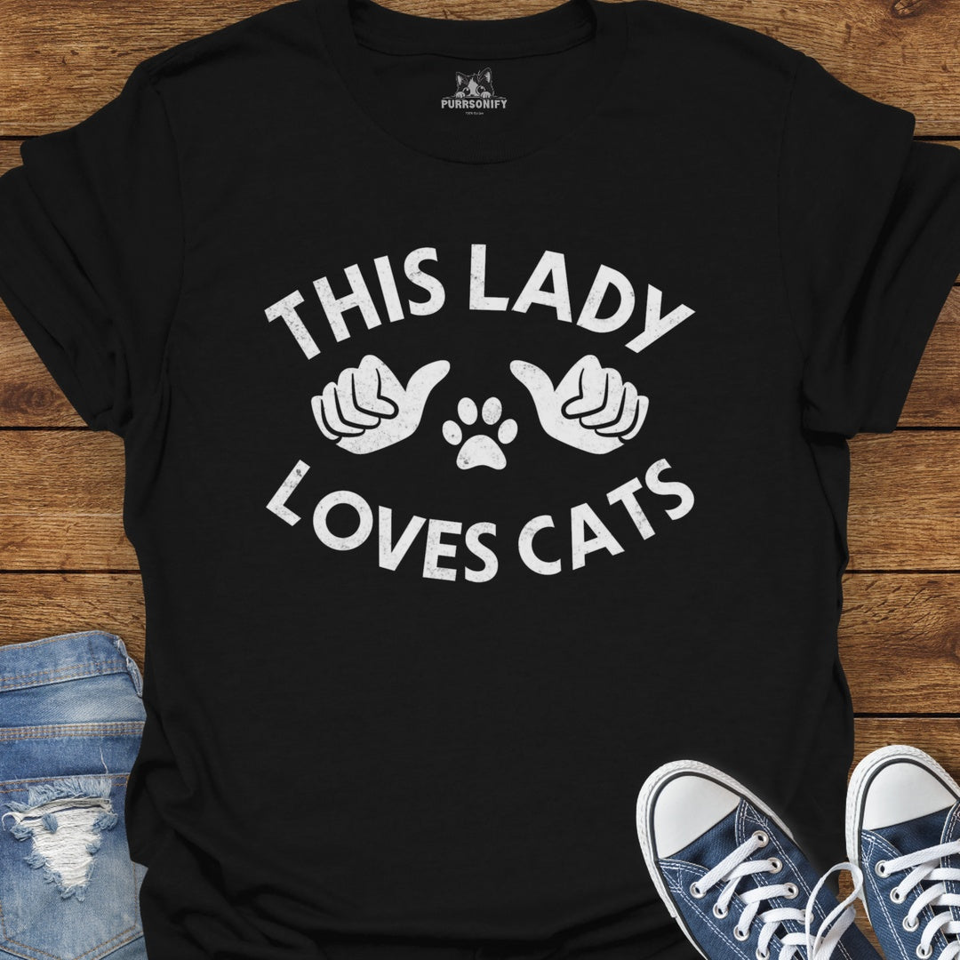 This Lady Loves Cats T-Shirt