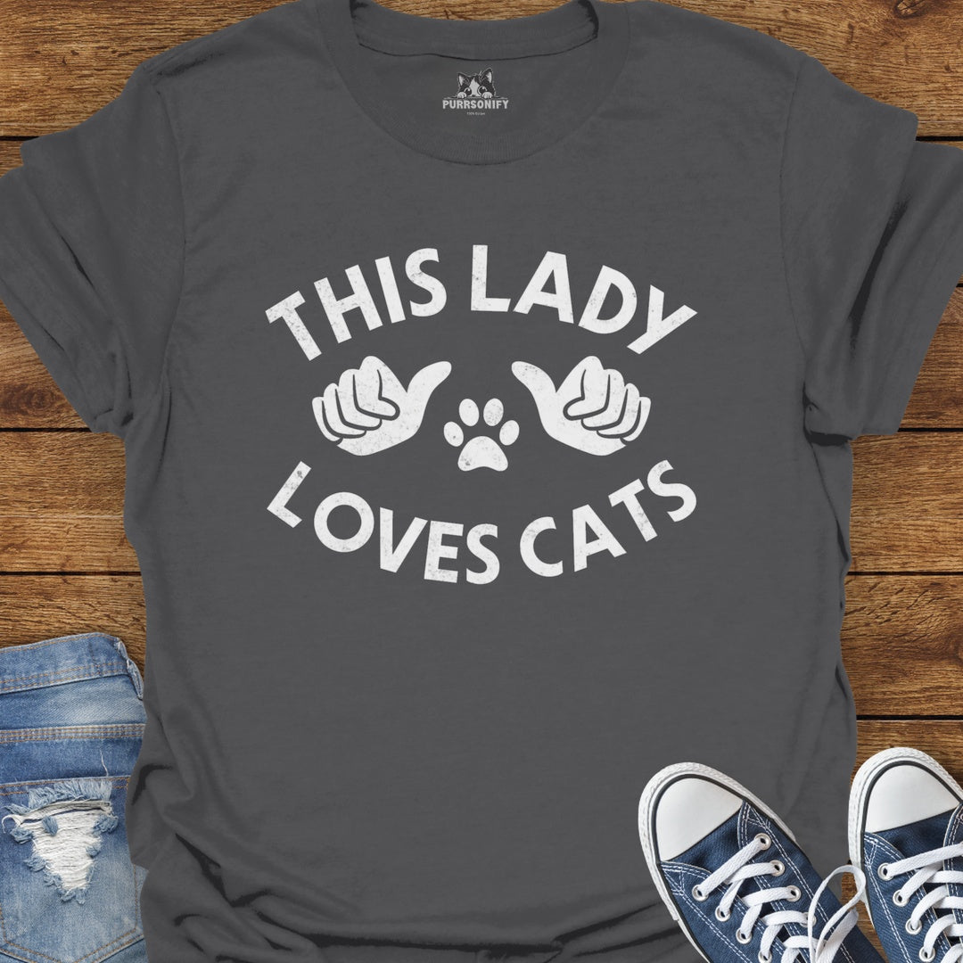 This Lady Loves Cats T-Shirt
