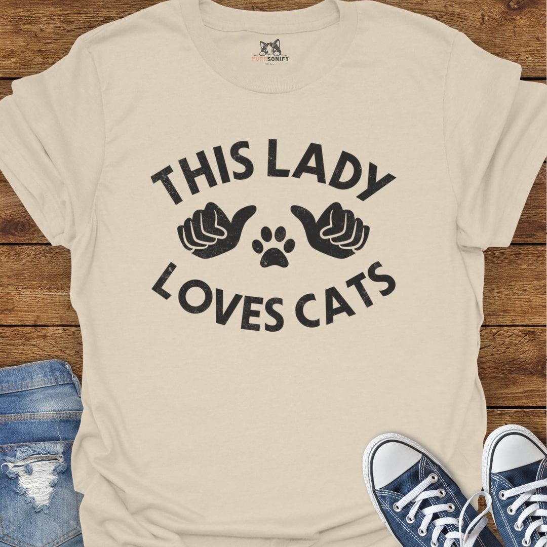 This Lady Loves Cats T-Shirt