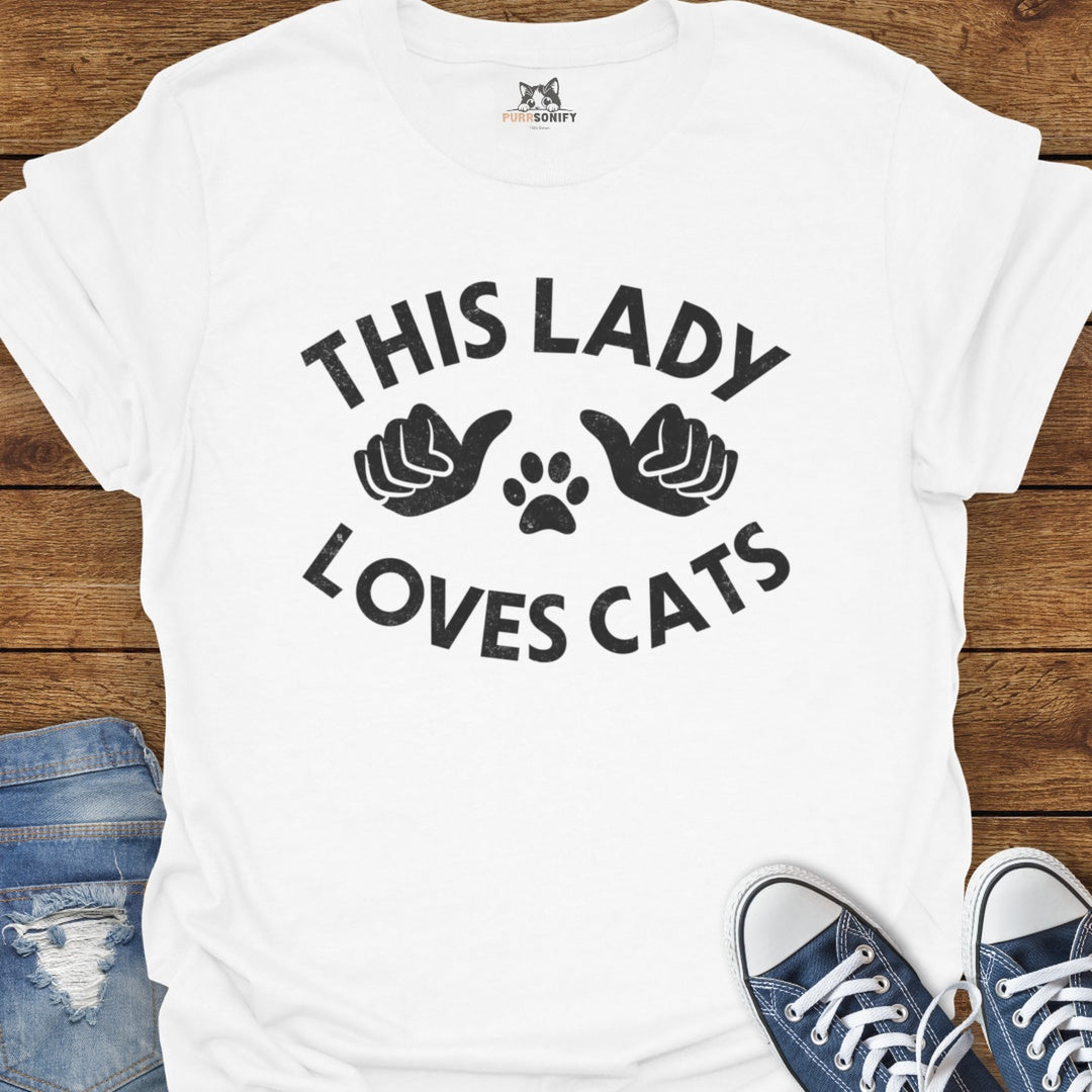 This Lady Loves Cats T-Shirt