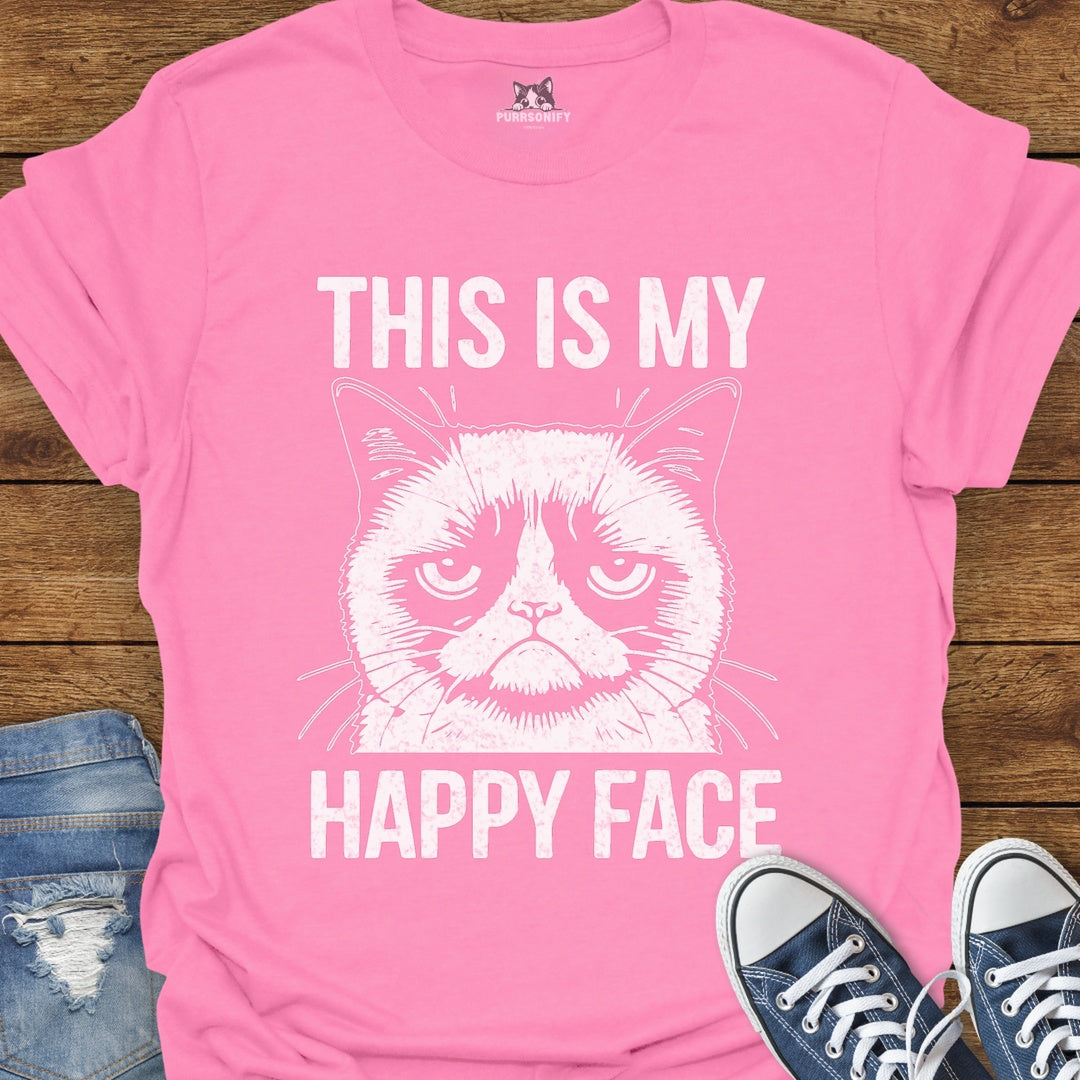 This is my Happy Face - Grumpy Cat T-Shirt