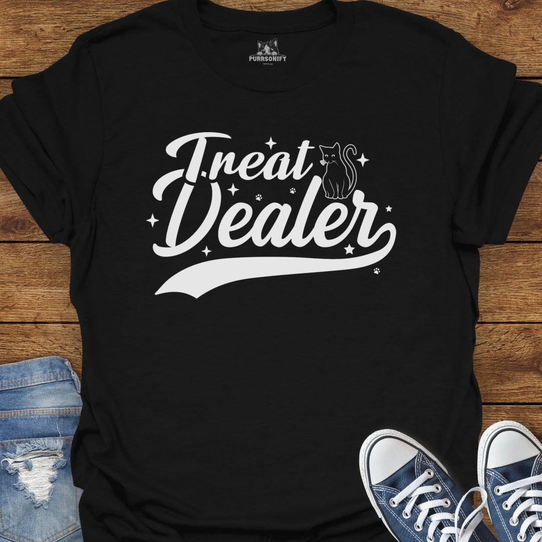 Treat Dealer Cat T-Shirt
