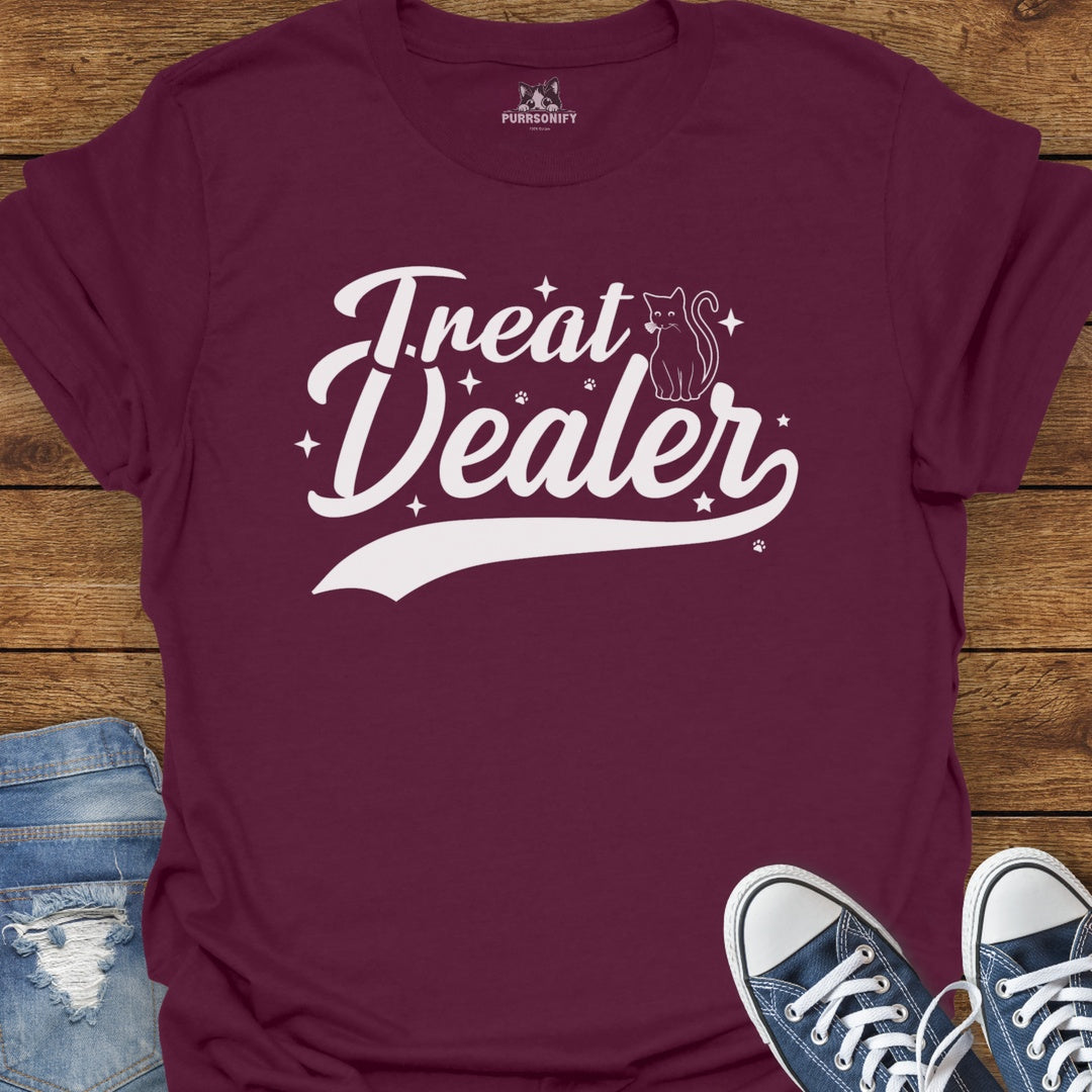 Treat Dealer Cat T-Shirt