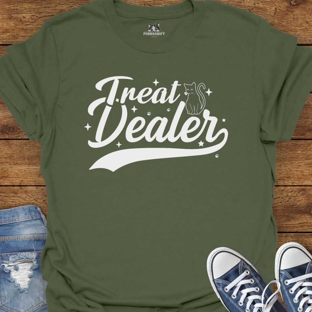 Treat Dealer Cat T-Shirt