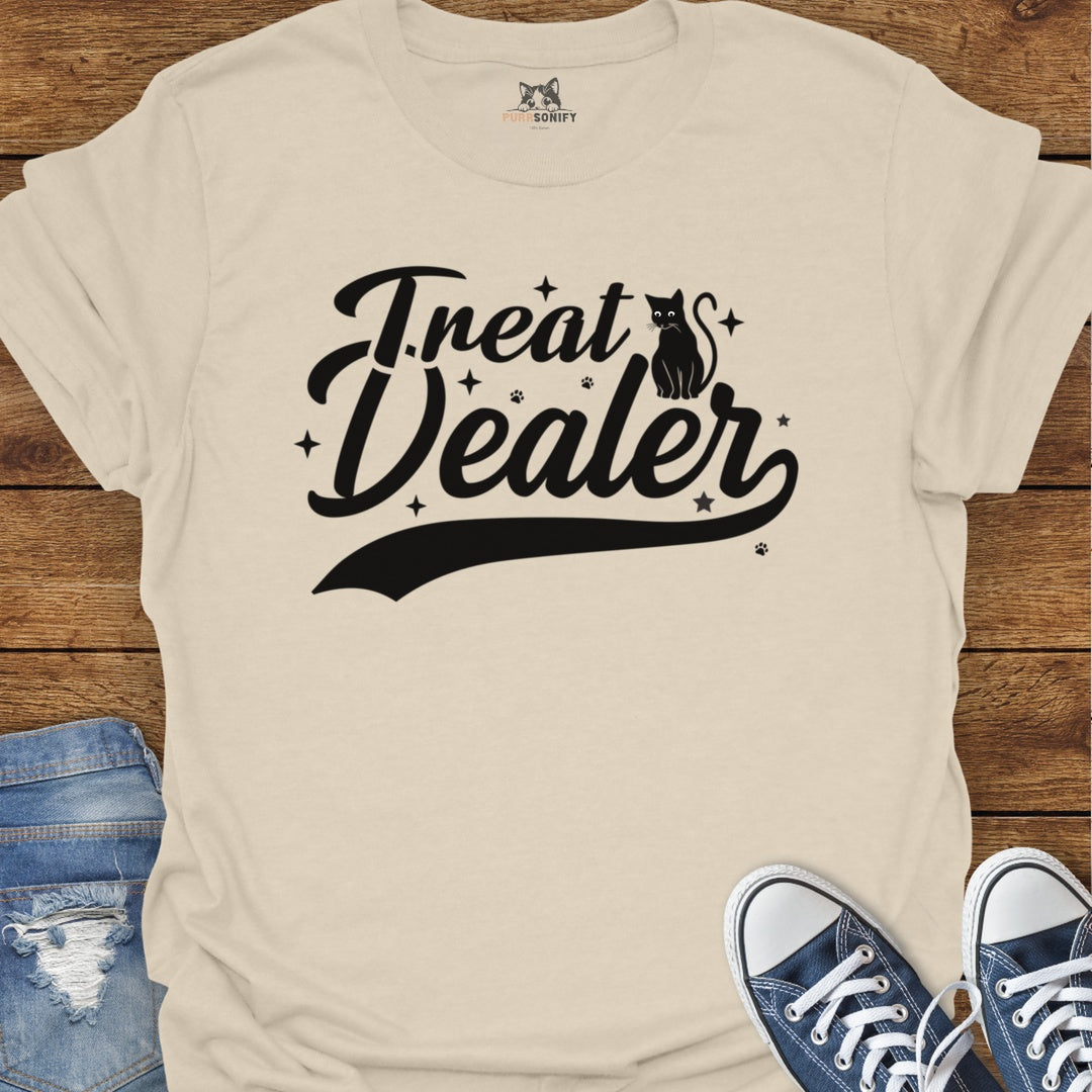 Treat Dealer Cat T-Shirt